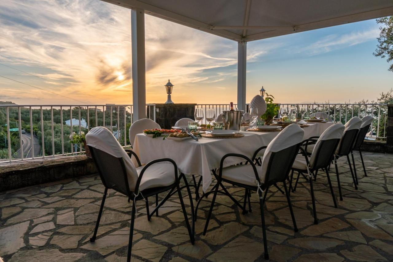 Villa Carolina Sorrento Private Heated Pool And Sea View Exterior foto