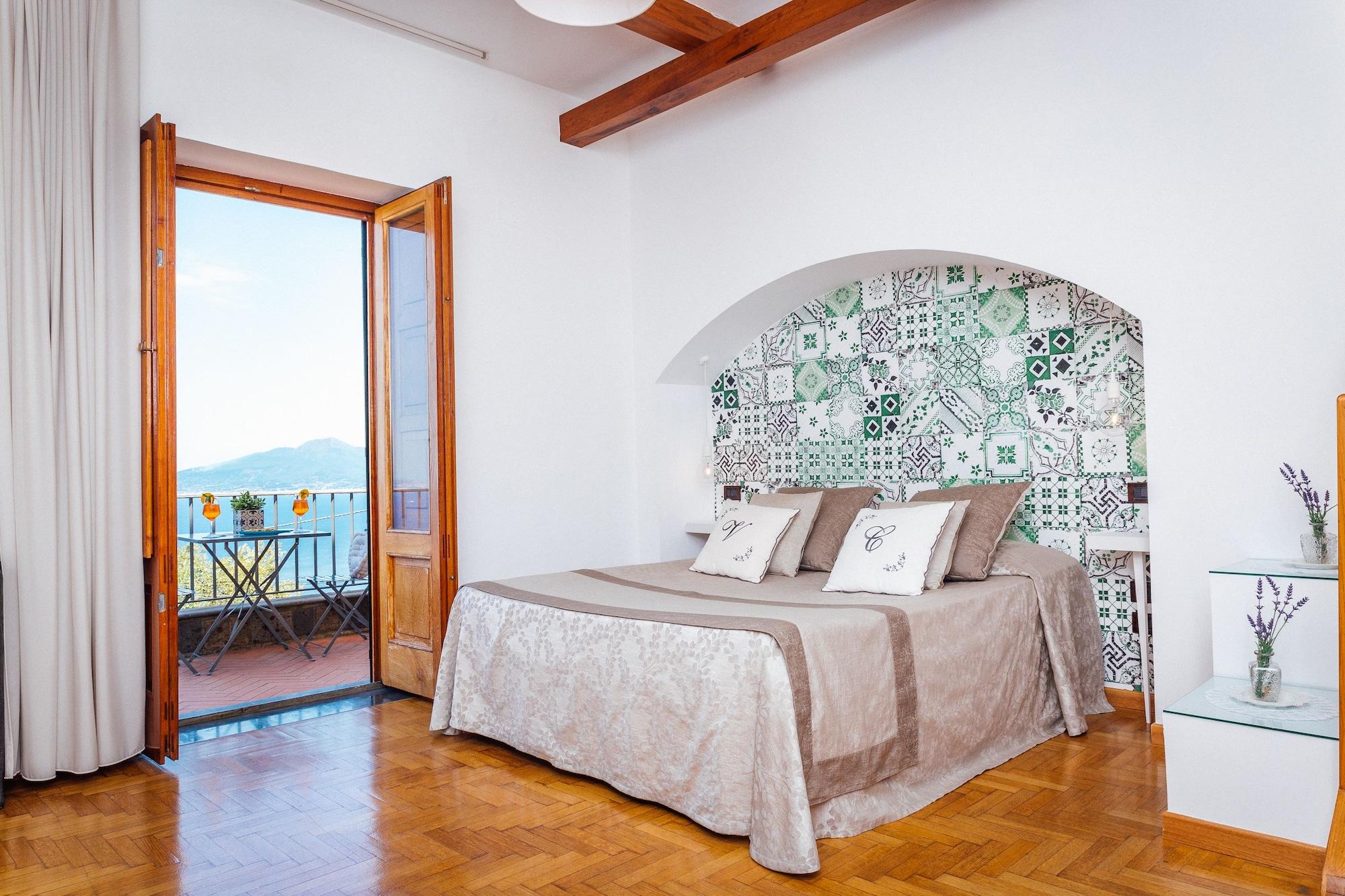 Villa Carolina Sorrento Private Heated Pool And Sea View Exterior foto