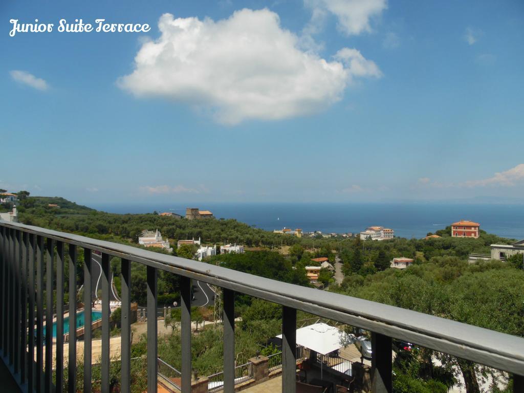 Villa Carolina Sorrento Private Heated Pool And Sea View Habitación foto