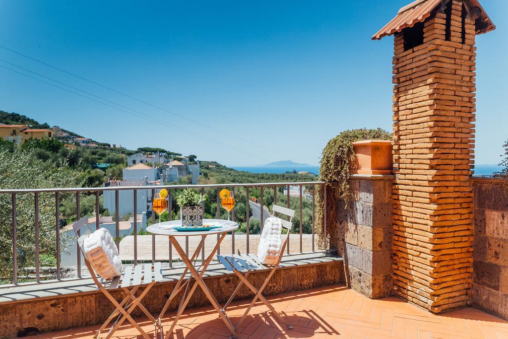 Villa Carolina Sorrento Private Heated Pool And Sea View Exterior foto